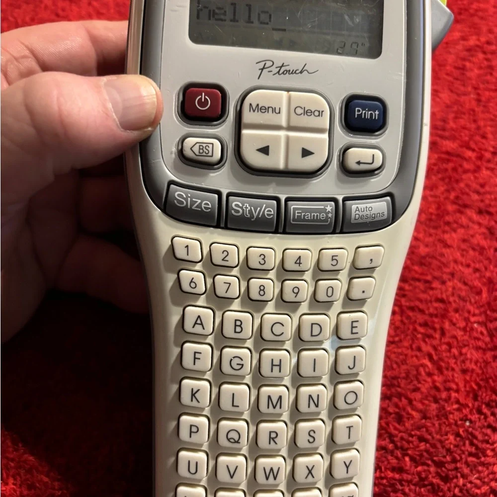 Brother P-touch PT H100 Label Maker Hand Held Electronic. Tested